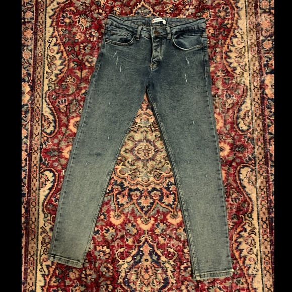 Barrels and Oil, Distressed Super skinny super stretchy Mens jeans size 31 - Picture 1 of 5